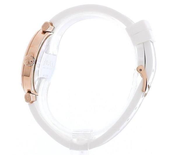 Furla Ladies Furla Block White Rose Watch WW00011003L3