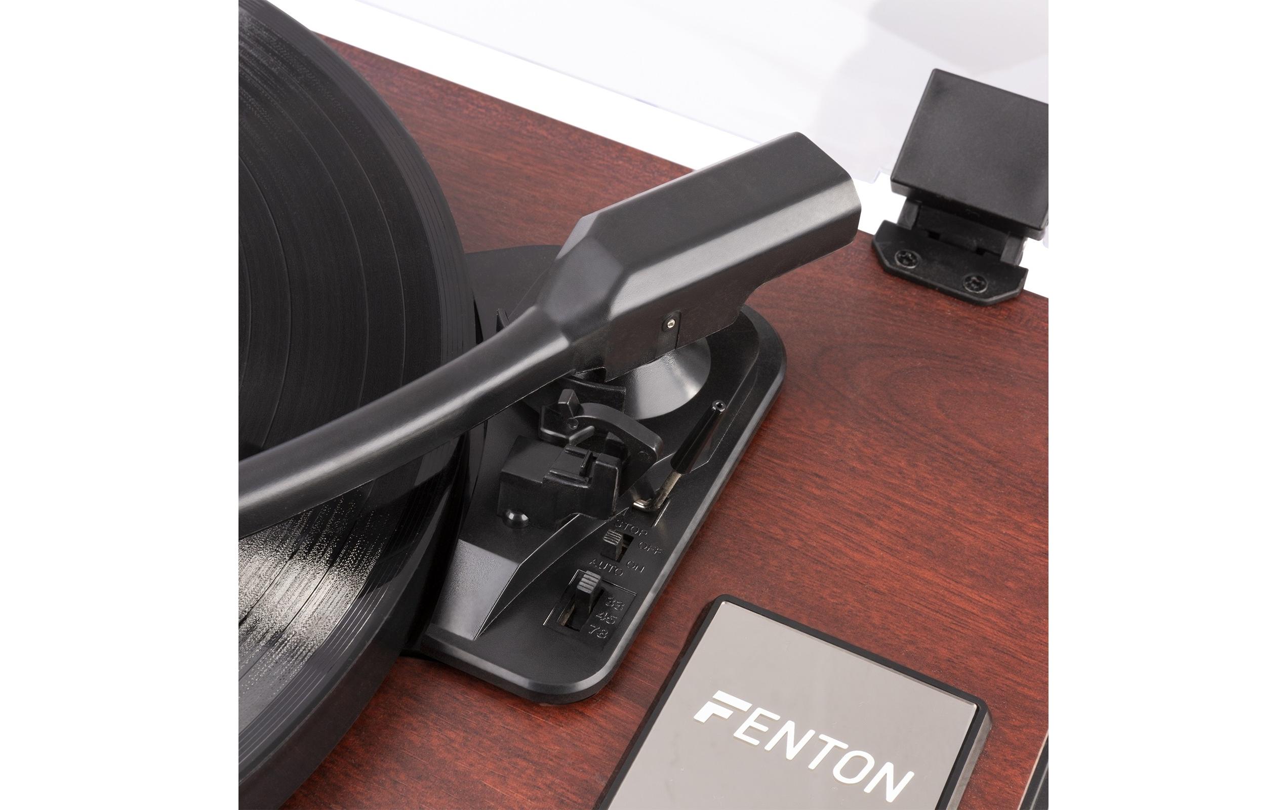 Plattenspieler mit Bluetooth RP180 Dunkelbraun<br>Plattenspieler mit Bluetooth-Empfänger, CD-Spieler und FM-Radio
