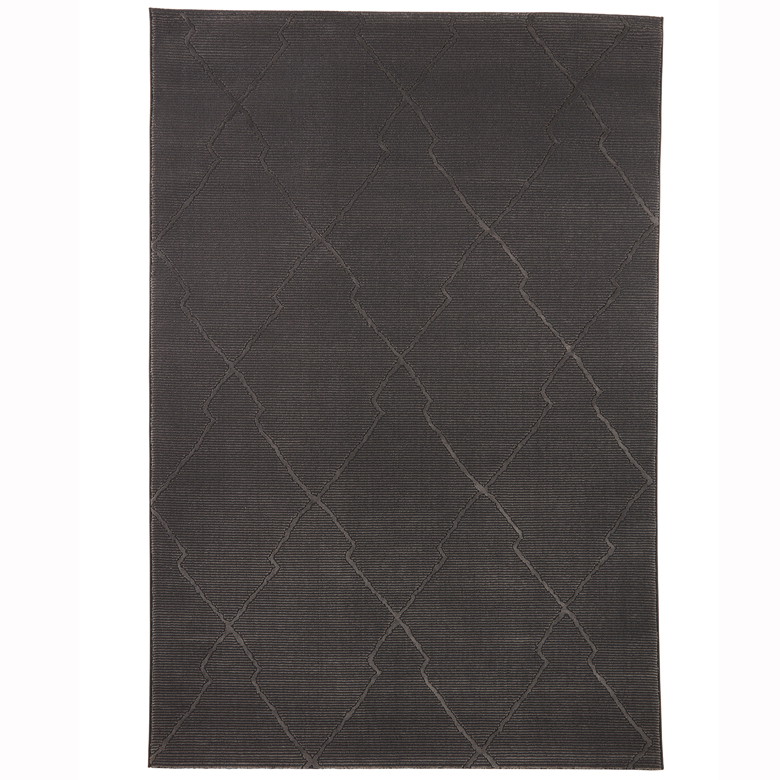 Teppich - anthrazit - 80x150 cm