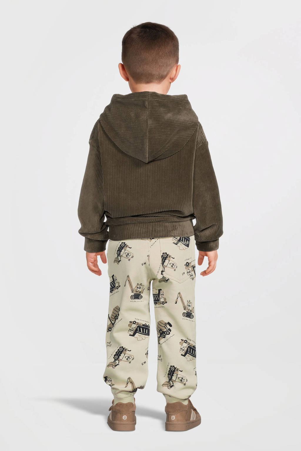 NAME IT joggingbroek NMMVIMO met all over print ecru