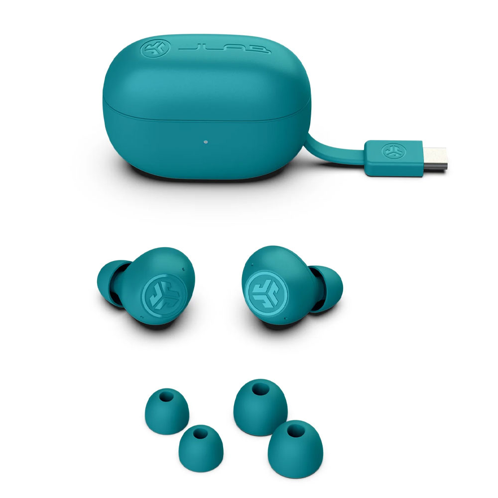 GO POP ANC Bluetooth 5.3 In-Ear Kopfhörer Headset IP55   Ladecase (IEUEBGOANCRTEL124) - Teal