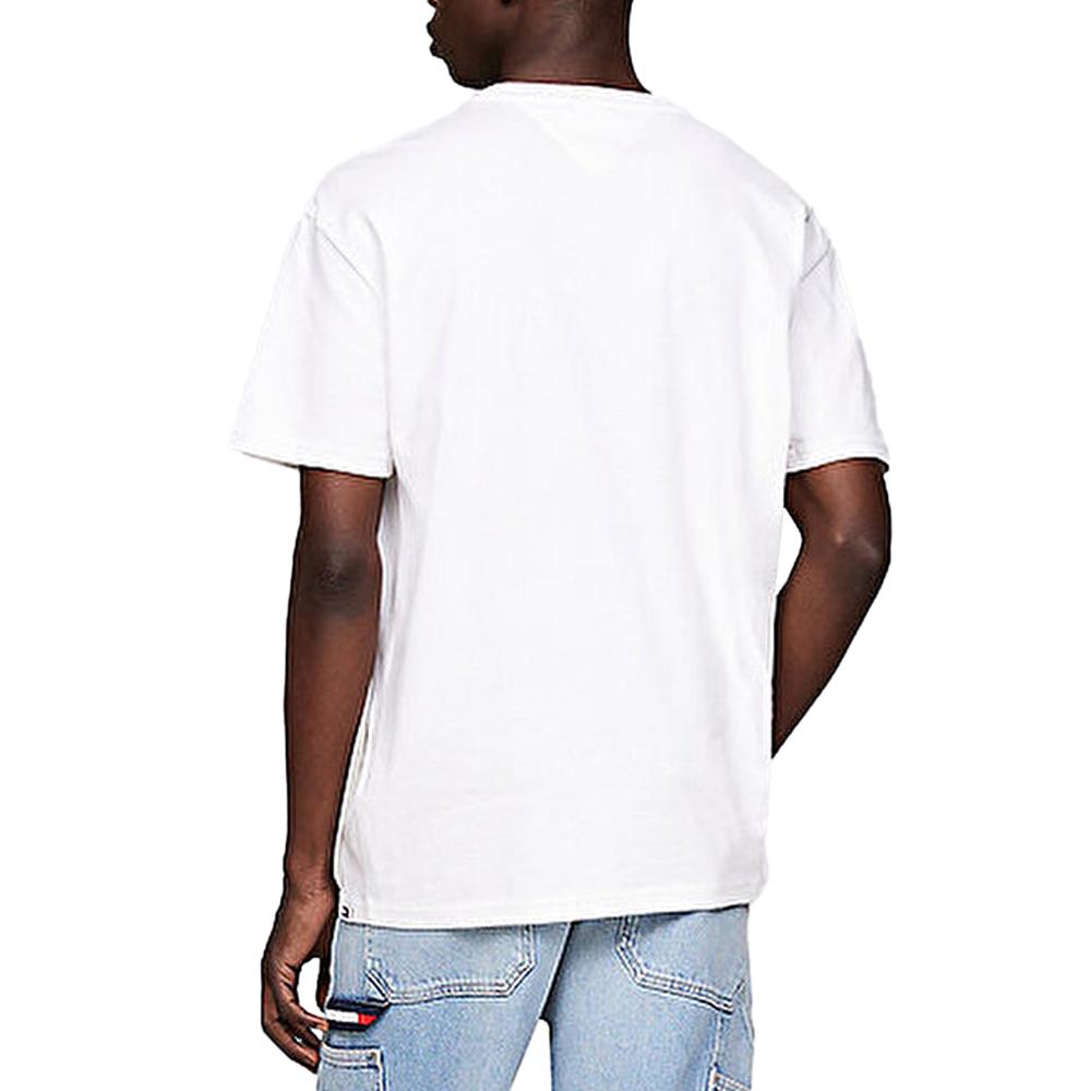 Tommy Hilfiger T-shirt Blanc Homme Tommy Hilfiger Prep