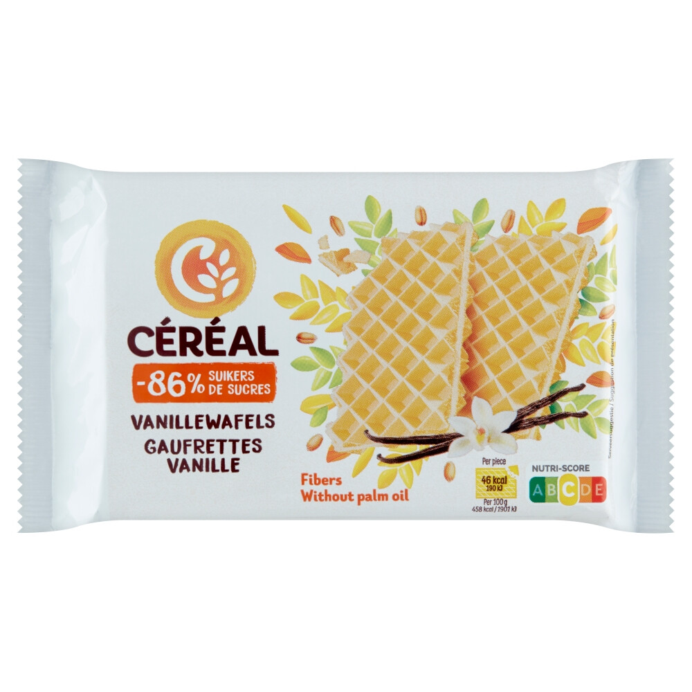 3x Céréal Vanillewafels 90 gr