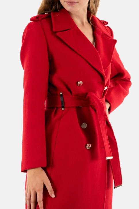 manteaux morgan 232-guipel1 rouge