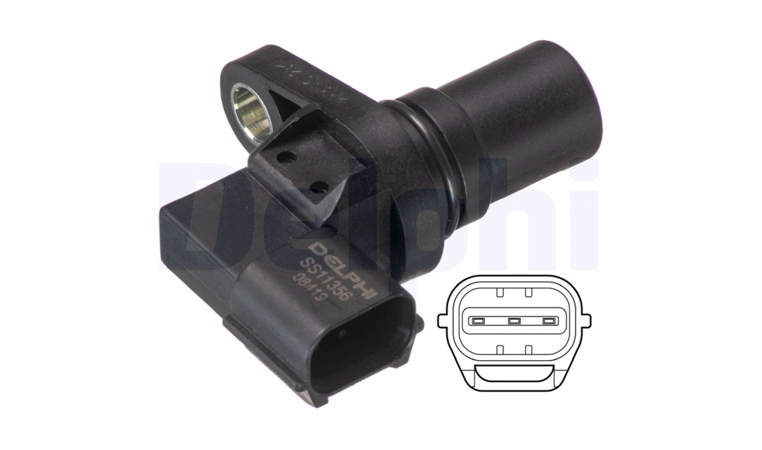 Sensor, knastakselposition