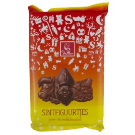 De Heer Sintfiguren melk en puur (150 gram)