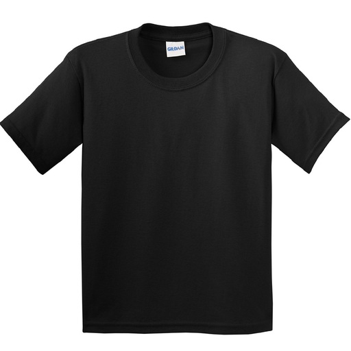 Camiseta básica de manga curta Gildan, elegante e macia
