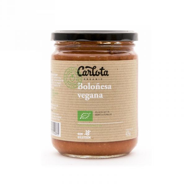Carlota Organic Bolonhesa Vegan Biológica 425g