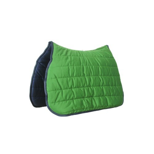 Protetor de sela reversível Softie para todas as modalidades, azul marinho/verde caçador.