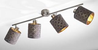 casaNOVA Retrofit Deckenlampe CHARMING 4 Spots cappuccino