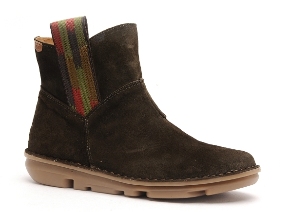 Onfoot boots bottine plates femme silken 30605 kaki