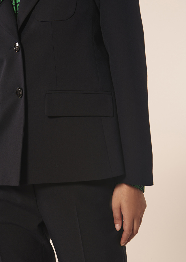 Veste Vannybleu nuit en laine froide