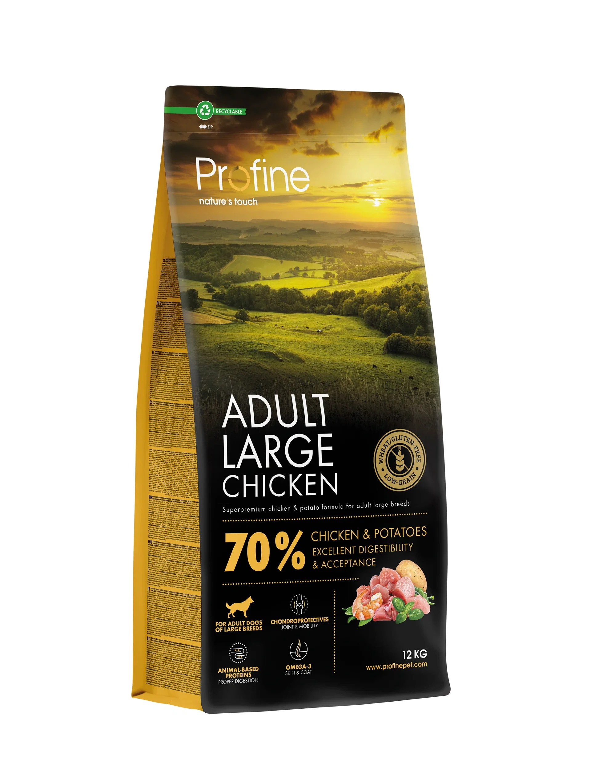 Profine Adult Large Kylling & Poteter 12 kg 12 kg