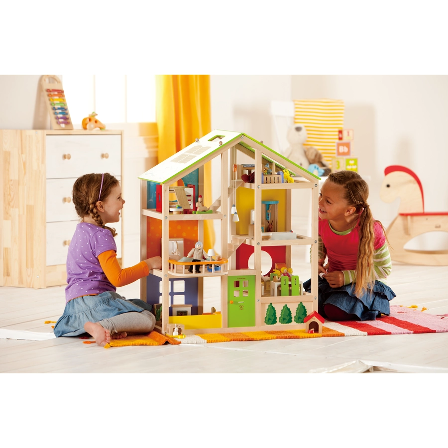 Hape Vier-Jahreszeiten-Haus, möbliert 35tlg.