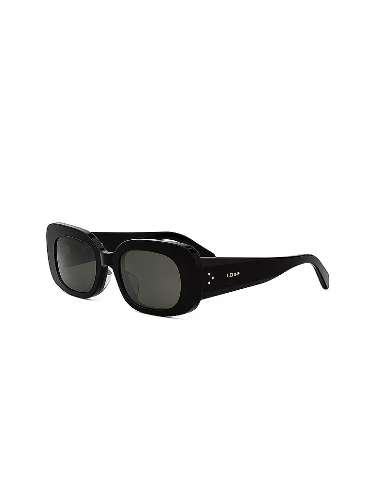 CELINE CELINE 3 Dots schwarze eckige Sonnenbrille schwarz