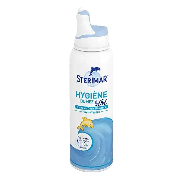 Solução de água do mar Sterimar Baby para bebês de 0 a 3 anos, 100ml