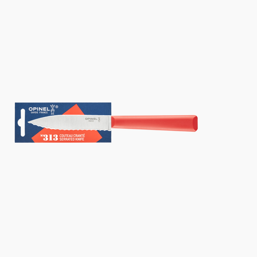Couteau Cranté N°313 Essentiels + Rouge