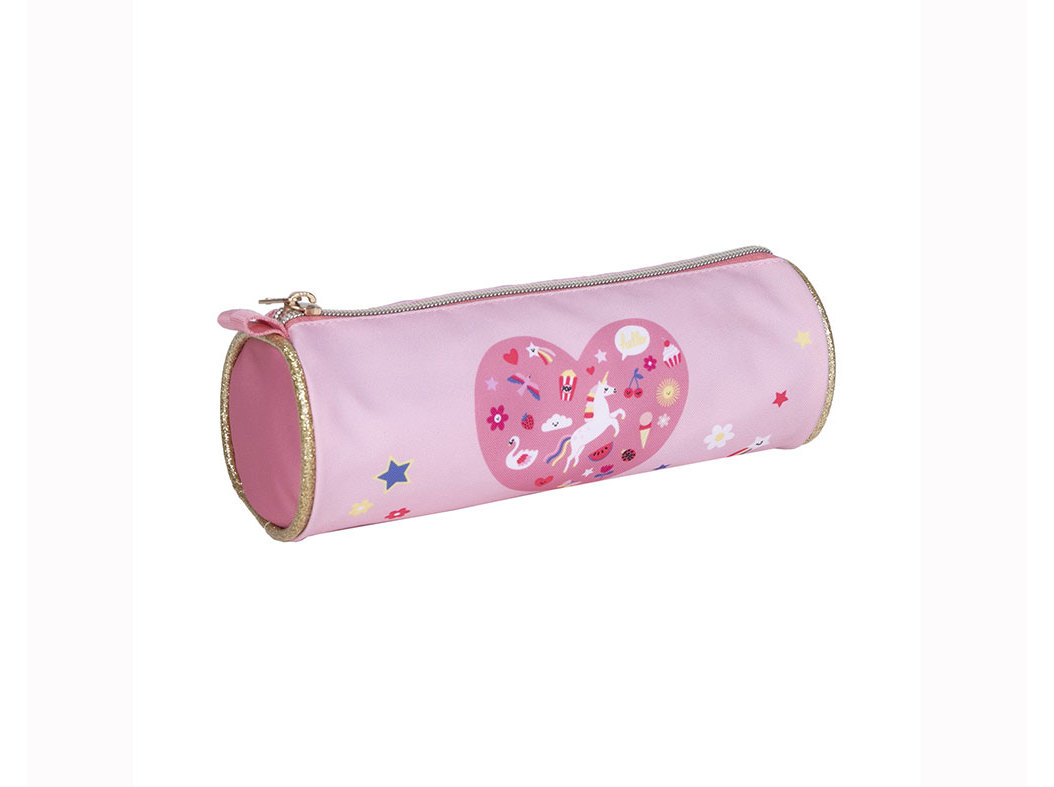 ESTOJO AUCHAN 1 COMPARTIMENTO HAPPY PARTY 8X8X23CM