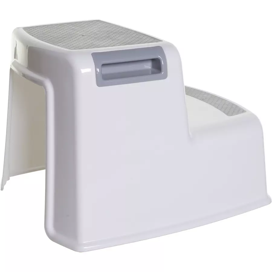 Dreambaby®Tritthocker mit Stufen in weißgrau