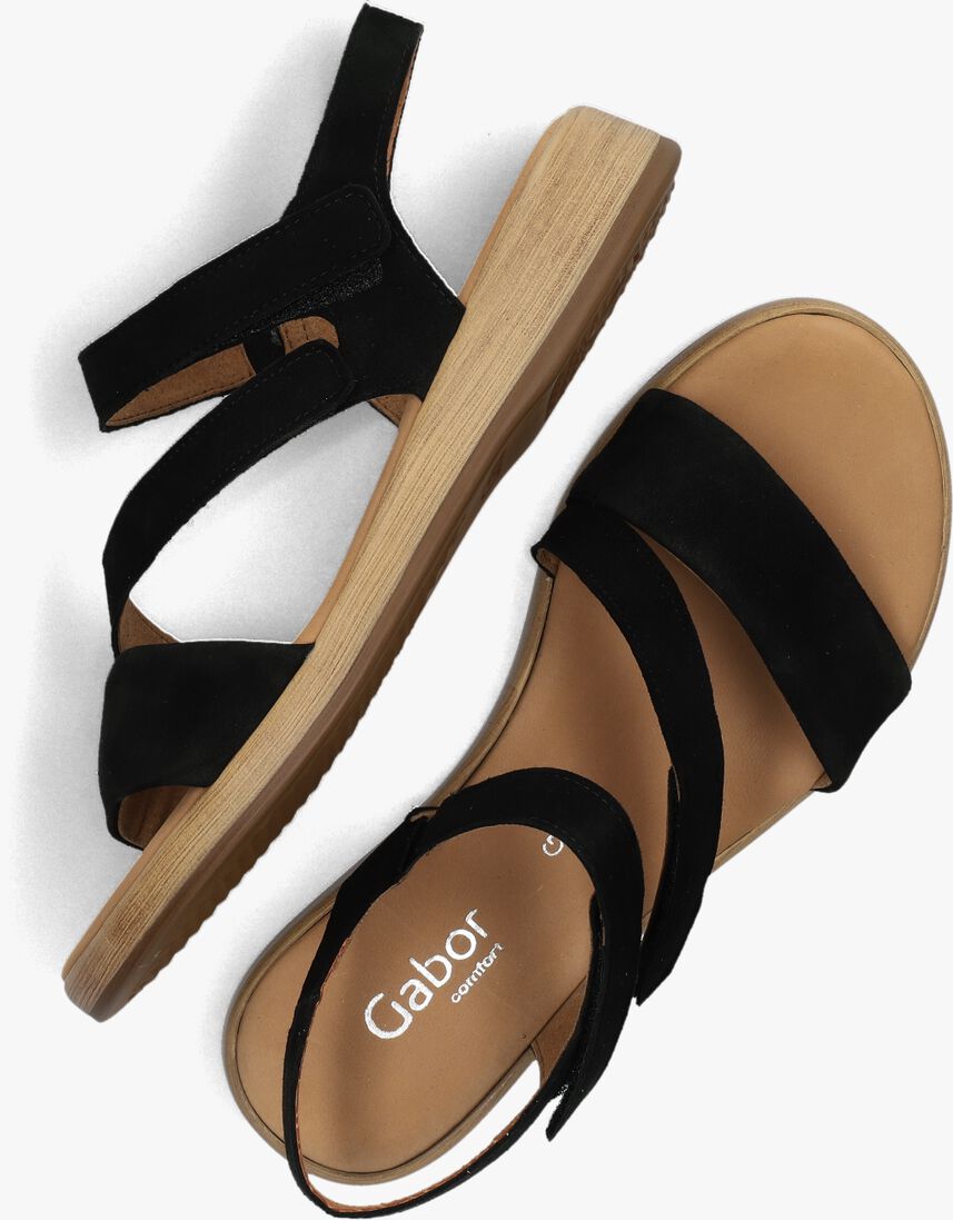 GABOR zwarte gabor sandalen 063