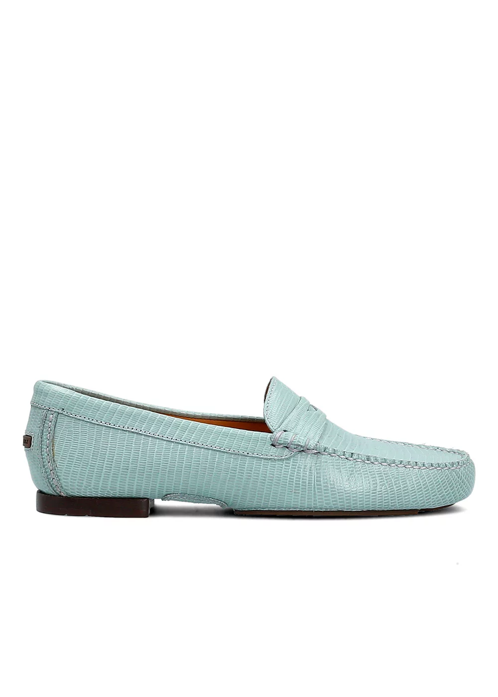 MOCASSIN LIZARD PALE BLUE