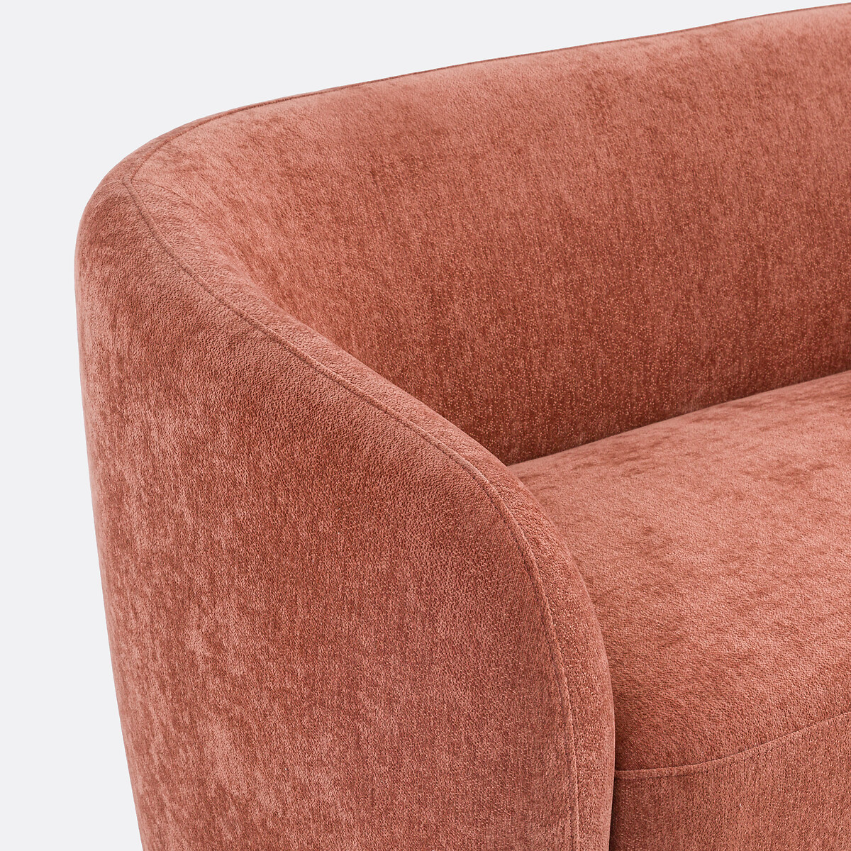 LA REDOUTE INTERIEURS<br>Sofá de 2 lugares em chenille fino, LANDINE