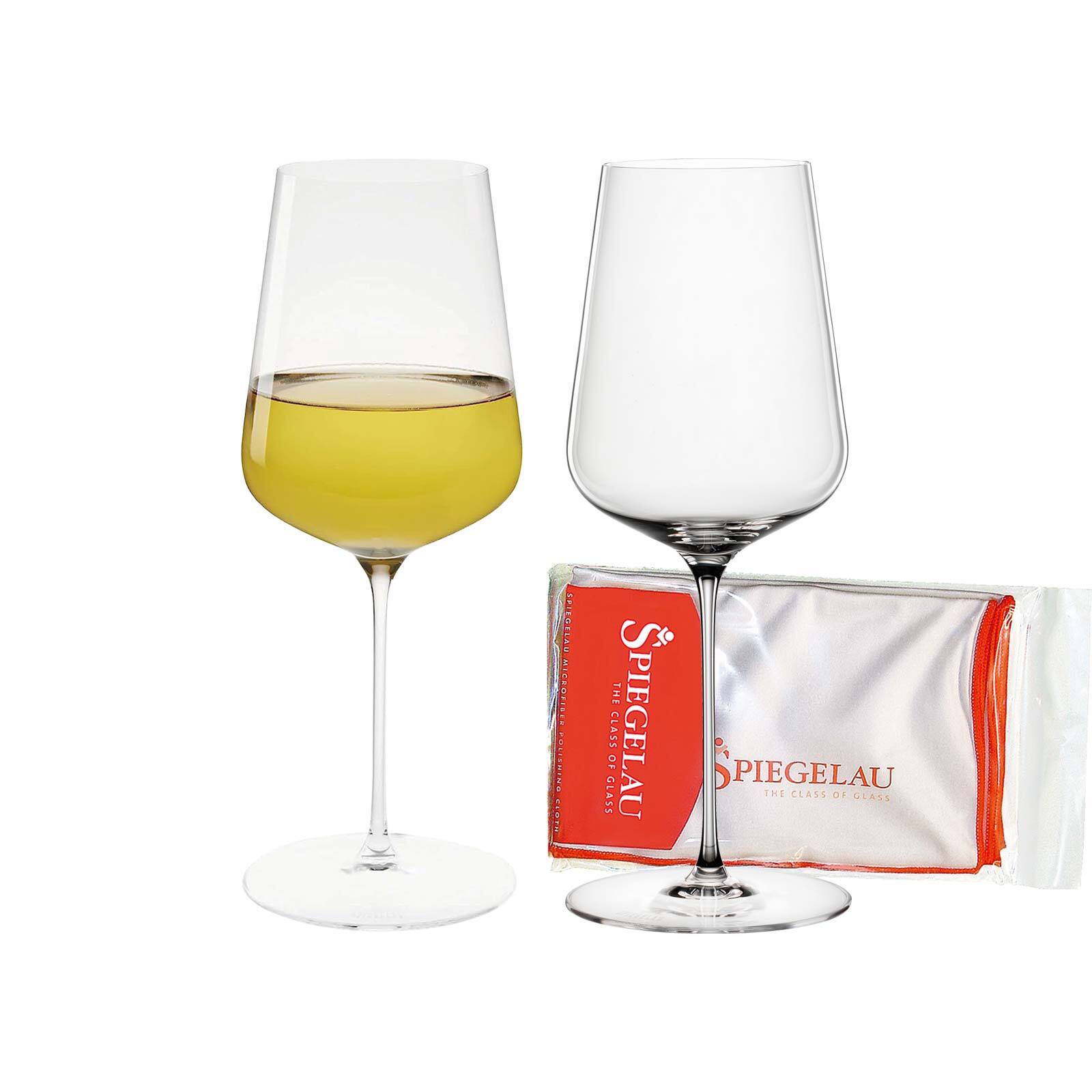 Spiegelau Universalgläser + Poliertuch Definition 550 ml 2er Set