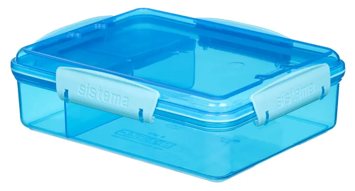 Sistema - Snack Attack Duo975ml - Ocean blue