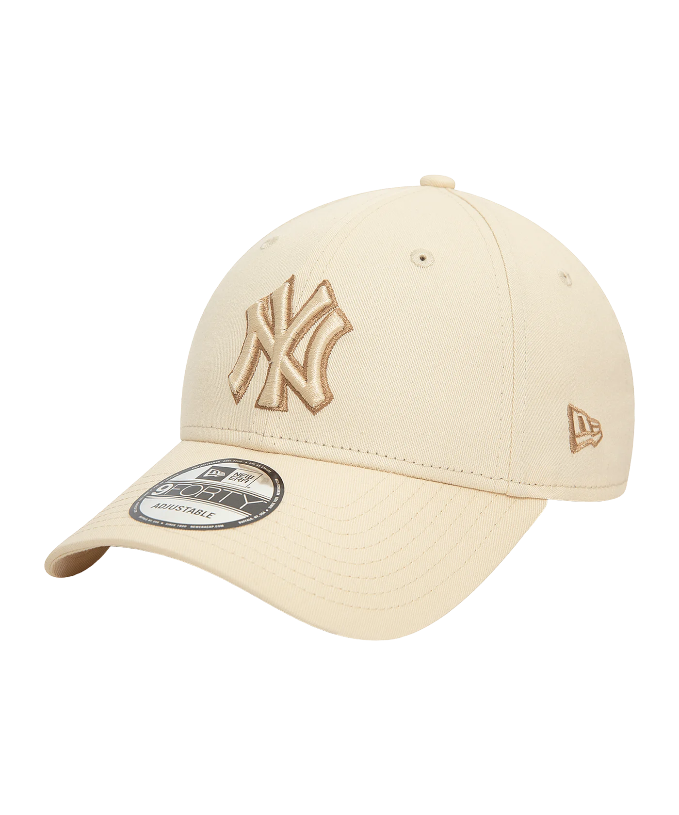 New Era MLB New York Yankees Team Outline 9Forty Cap Beige