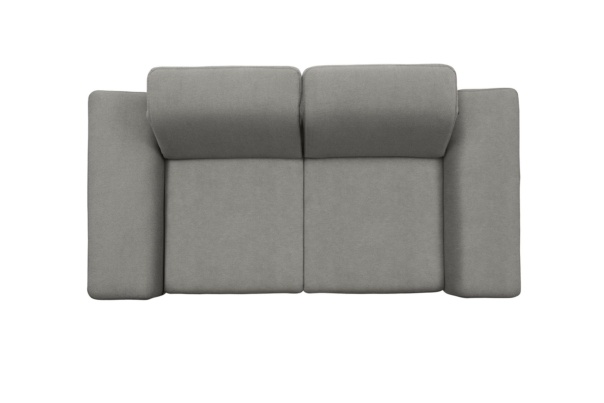 polsterpower 3-Sitzer Boxspringsofa - Belle silver - Basismodell