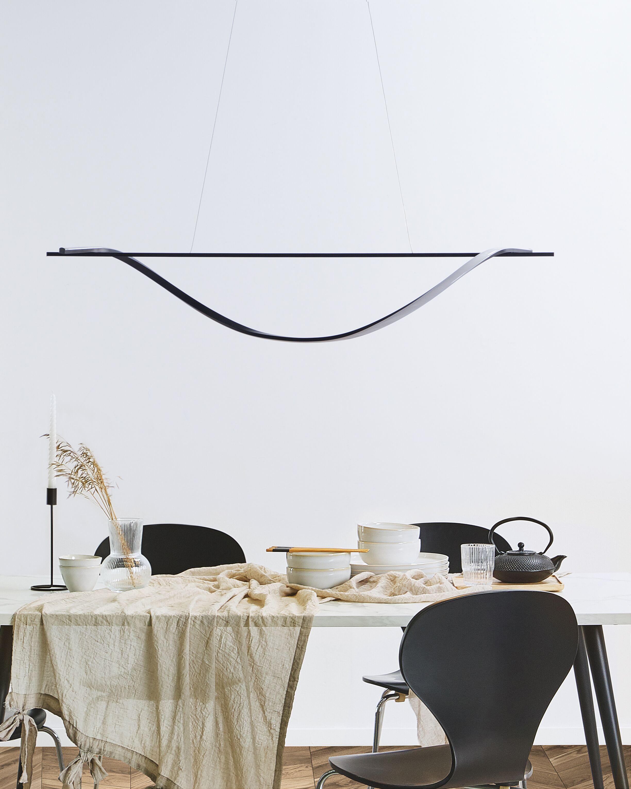 LED hanglamp BODRI Metaal Zwart