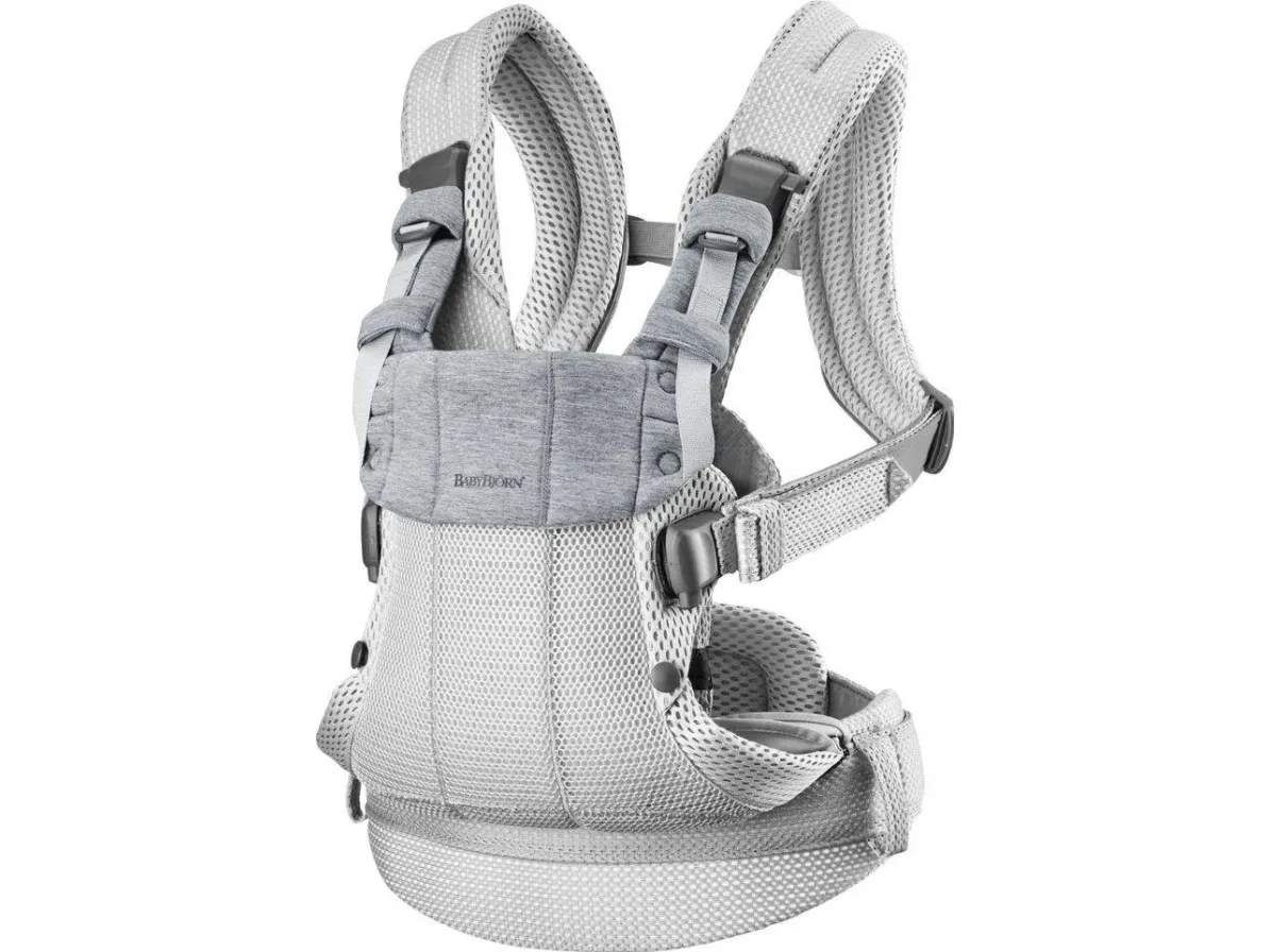 BABYBJORN bæresele HARMONY 3D Mesh, sølv, 088004