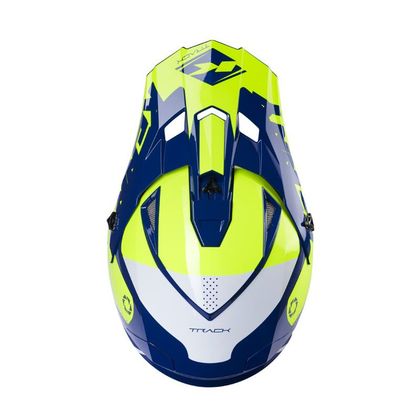 Casque cross Kenny TRACK - GRAPHIC 2024 - Bleu / Blanc