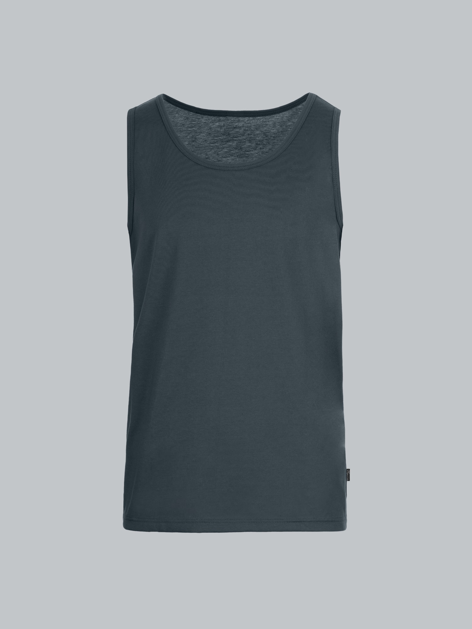 Trägershirt aus 100% Baumwolle Anthrazit