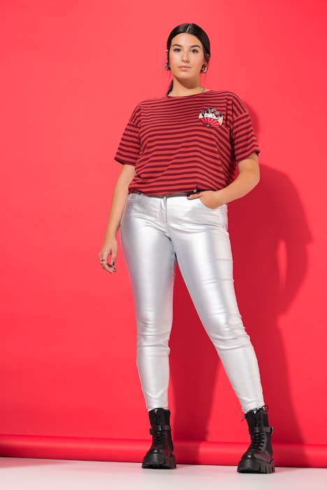 Skinny Jeans, schmal geschnitten, 5-Pocket, beschichtet