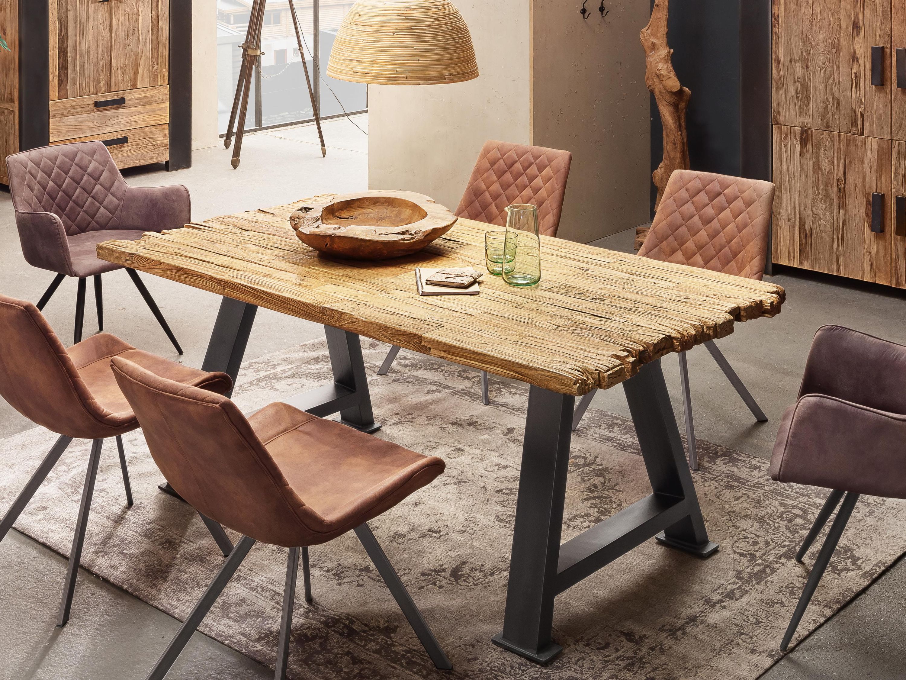 Tischplatte 240x100 Teak Esstisch Schreibtisch DIY Tisch Zubehör Küchentisch