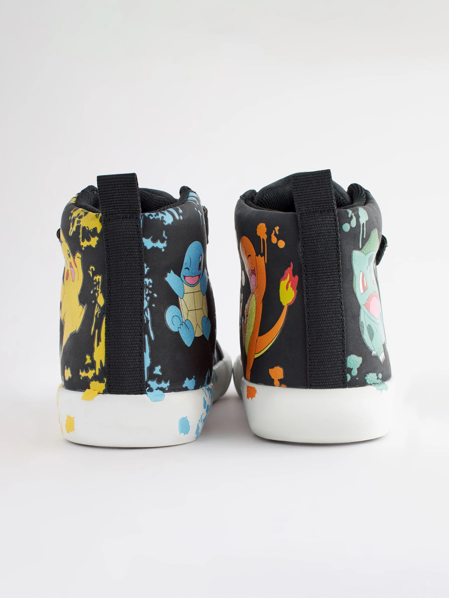 Zwart - Pokémon hoge sneakers met elastische veters