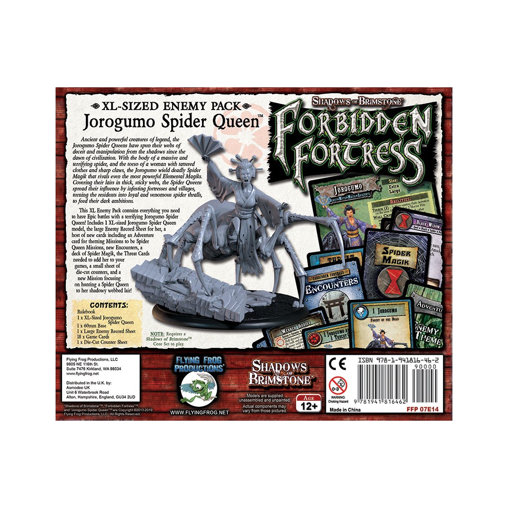 Shadows of Brimstone – Jorogumo Spider Queen XL Enemy Pack Expansion