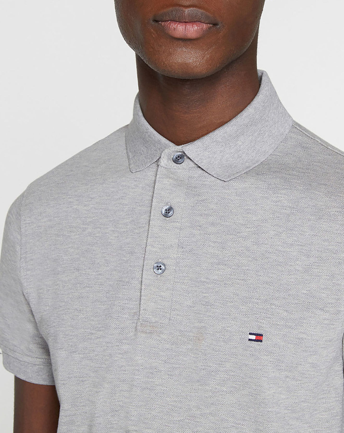 Tommy Hilfiger Polo slim fit 1985 gris