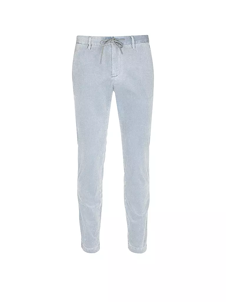 ALBERTO Cordhose Slim Fit hellblau