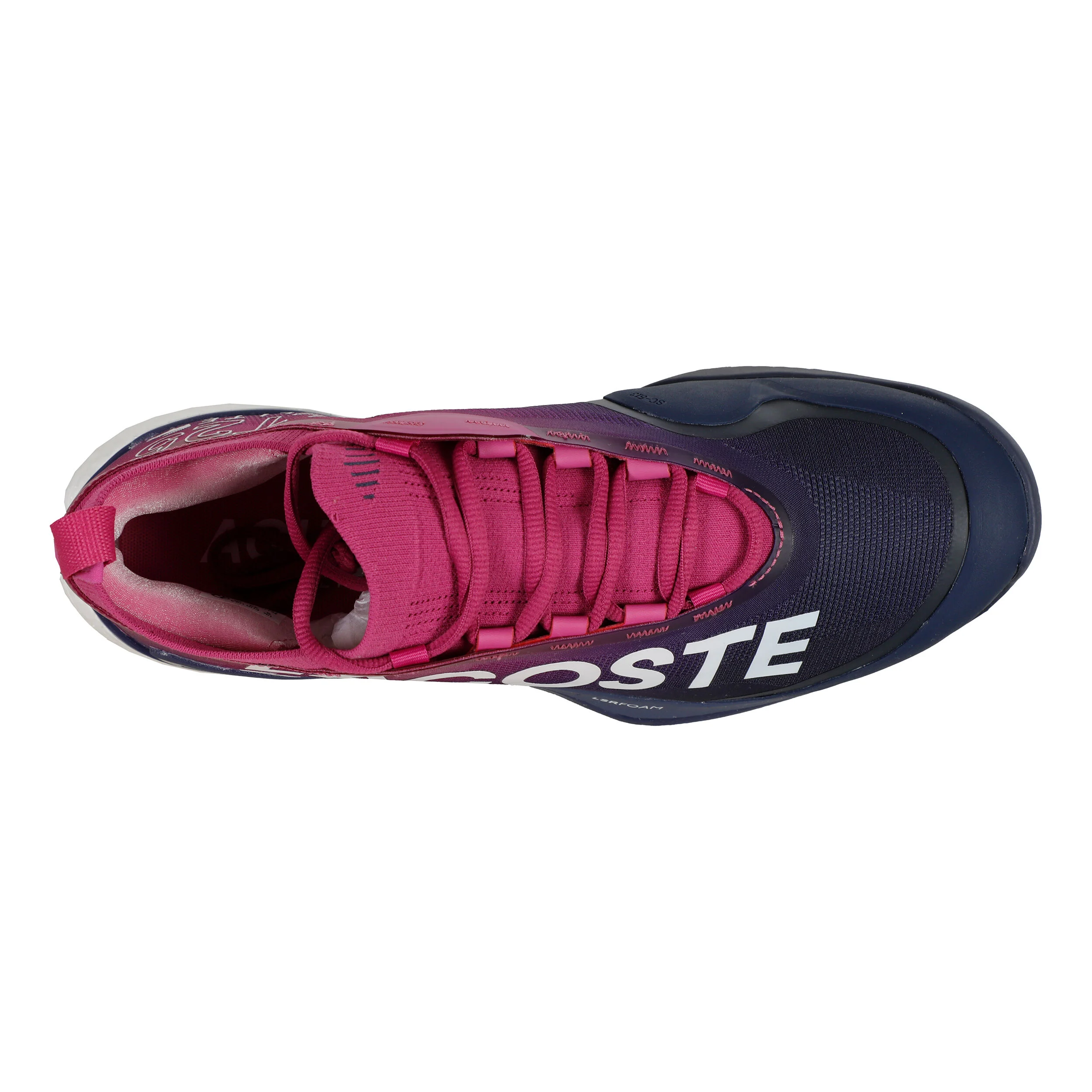 Lacoste AG-LT LITE Chaussure Terre Battue Hommes - Pink , Bleu Foncé