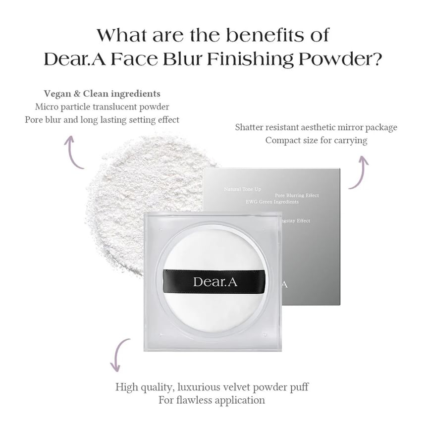Dear.A - Face Blur Finishing Powder
