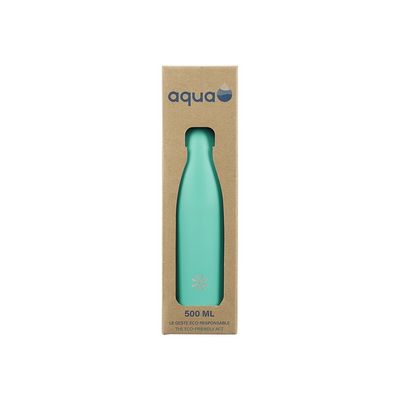 Aqua Neon - Gourde Bouteille isotherme 500 ml - double paroi - disponible dans différentes couleurs - Viquel