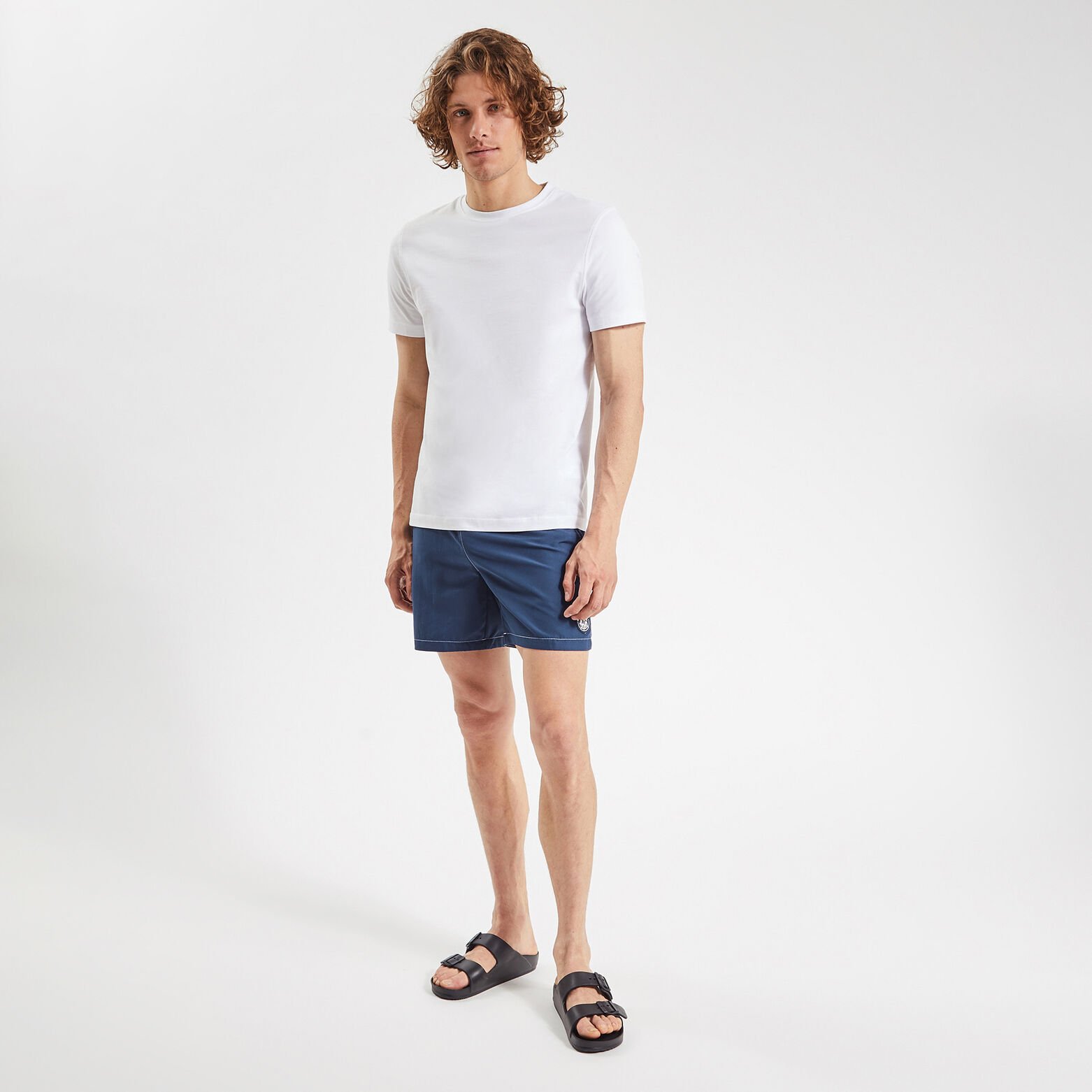 Maillot de bain uni Bleu foncé