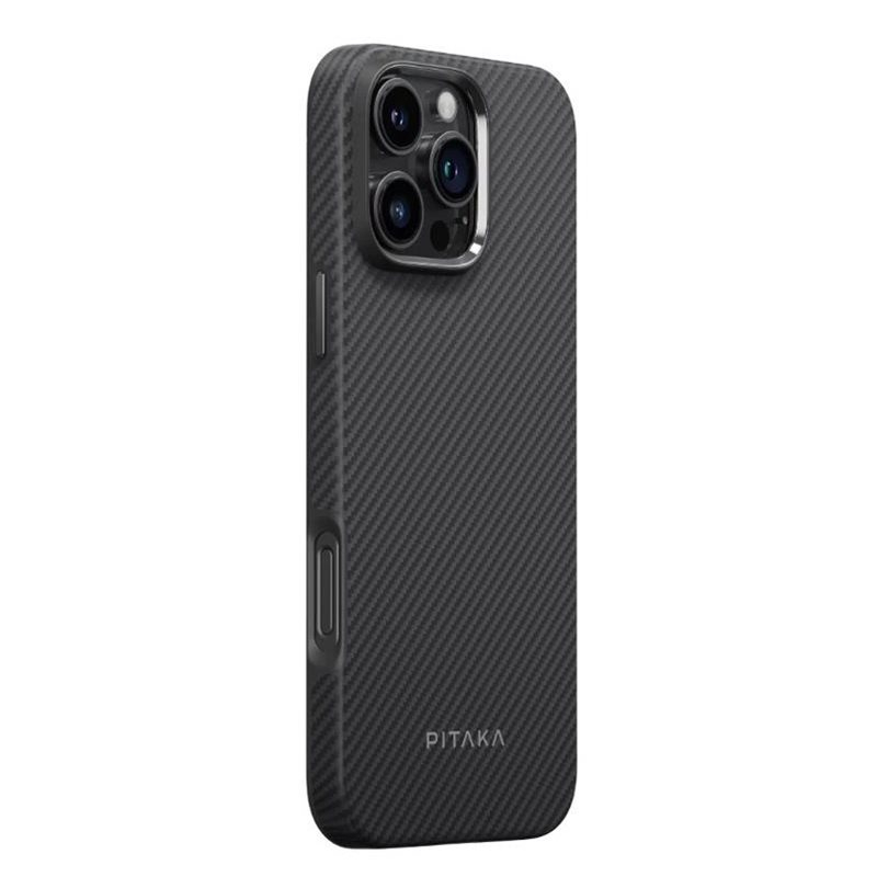 iPhone 16 Pro MagEZ MagSafe Case Aramid Schutzhülle (KI1601PPA) - Schwarz (Carbon)