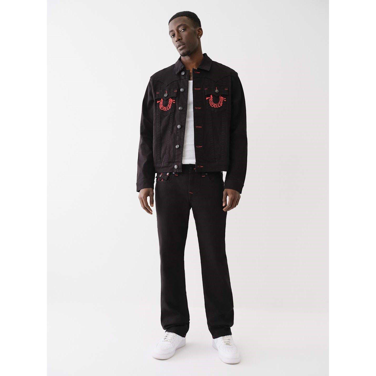 True Religion TR Straight Warped Trousers Mens