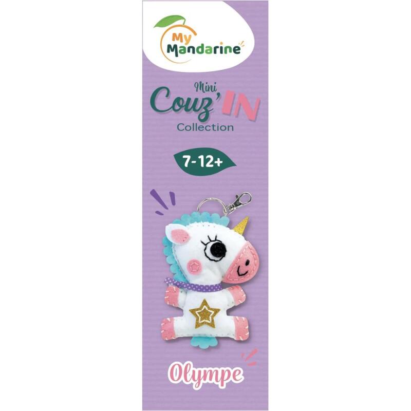 Mini Couz'In, Olympe la licorne - Blanc