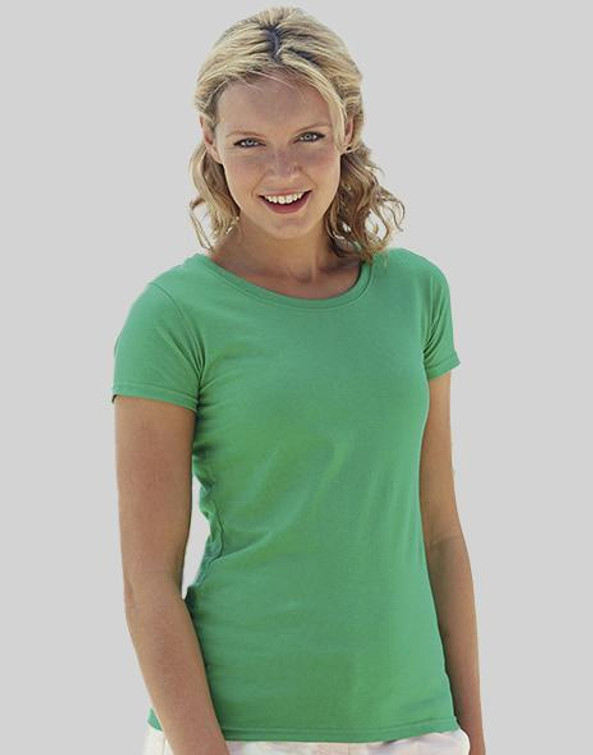 Fruit of the Loom 61-372-0 - T-Shirt Femme 100% Coton Lady-Fit
