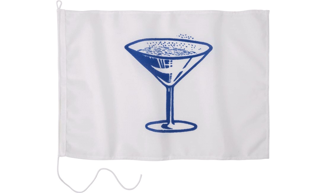 Humørflag, Champagne, 30x45 cm