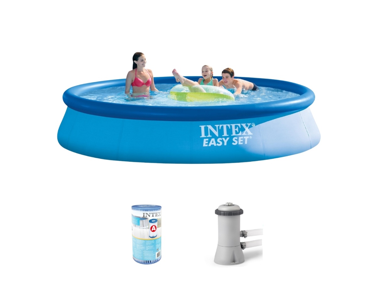 Intex easy set 396x84cm zwembad – 3-delig